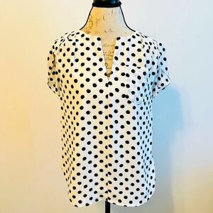 41 Hawthorn Polka Dot Blouse L
